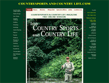 Tablet Screenshot of countrysportsandcountrylife.com